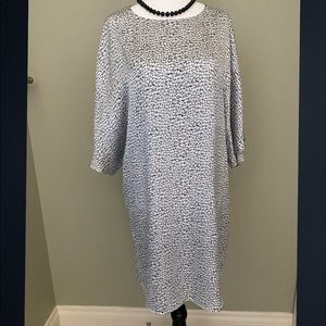 Aritzia Babaton silk shirt dress